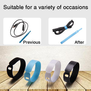 Sangles de fixation pour cannes à pêche, attaches Velcro, attaches pour câbles en nylon, accessoires durables pour cannes à pêche, couleurs aléatoires - Product Image 4