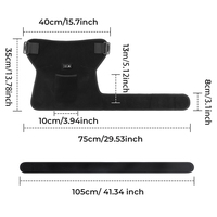 Enveloppe chauffante portable pour thérapie par lumière rouge, massage des articulations, enveloppe pour le bas du dos, chauffe-jambes, compresse chaude électrique, attelle de cuisse, masseur de hanche