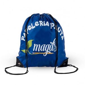 Wholesale Customized Logo Printed Waterproof Promotional Polyester Nylon Shop Gym Sport and Backpack <b>Drawstring</b> <b>Bags</b> - Product Image 5