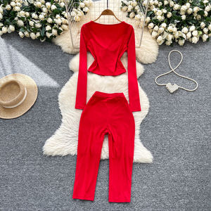 2025 Zomer Casual 2 Delige Set Voor Vrouwen Top En Set Amerikaanse Kleding Groothandel - Product Image 4