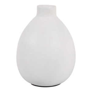 Vaso in terracotta arrotondato, moderno elemento decorativo per soggiorno, camera da letto, ufficio, tavolo da pranzo, decorazioni per la casa - Product Image 1