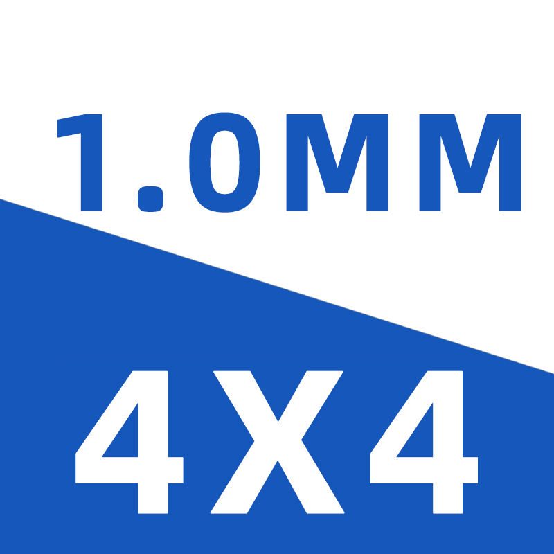 1.0mm 4x4