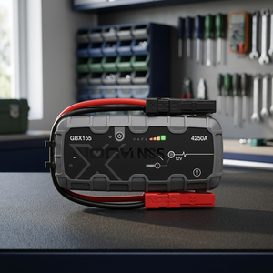 เครื่องจั๊มสตาร์ทอุตสาหกรรมรุ่น GB50-1500A แบตเตอรี่ลิเธียม 12V แบบพกพา สำหรับสตาร์ทรถยนต์ ODM - Product Image 2