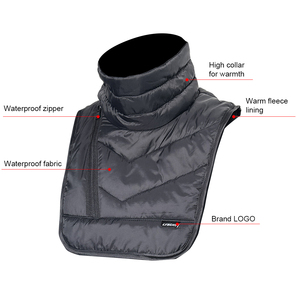 Echarpe chaude d'hiver pour le cou de la moto Echarpe courte épaississante pour l'équitation Balaclava Echarpe Bavoirs Coupe-vent Moto <span class=keywords><strong>Scooter</strong></span> Rider Warmer Collar - Product Image 5