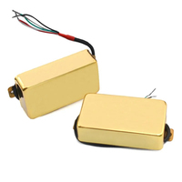 Gold Color Brass Closed Style Passive Pickup LP Electric Guitar Humbucker Pickup with Ceramic Magnet