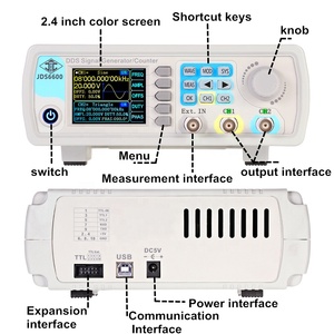 JDS6600 15/30/40/50/60MHz DDS เครื่องกำเนิดสัญญาณฟังก์ชั่นดีดีเอส ดูอัล/2-Channel เครื่องวัดความถี่ไซน์ 266MSa/s อัตราการสุ่มตัวอย่าง 1ppm/3h - Product Image 3