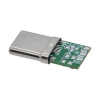 Entièrement Compatible USB 3.1 Type C mâle pour Xiaomi Connecteur pour Vivo 16 broches Vertical USB C prise pour Huawei Audio USB C pour OPPO