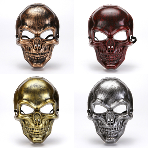 PM003 teschio maschera <span class=keywords><strong>scheletro</strong></span> Halloween Full Face teschio spaventosi oggetti di scena per feste - Product Image 2