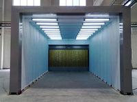 Cabine de peinture et de polissage rétractable, chambre de pulvérisation pliable sans poussière, équipement environnemental industriel