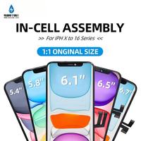 Écrans tactiles LCD HD TFT OLED d'origine pour téléphones mobiles iPhone 6 7 8plus X Xsmax 11 12 13 14 15promax