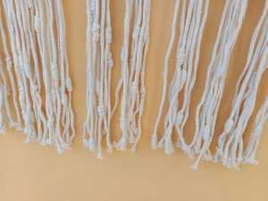 Tapiz de Macramé Boho para Colgar en la Pared, Hecho a Mano con Cuerda de Algodón, Borlas, Decoración para Ventana, Decoración del Hogar para Sala de Estar - Product Image 3