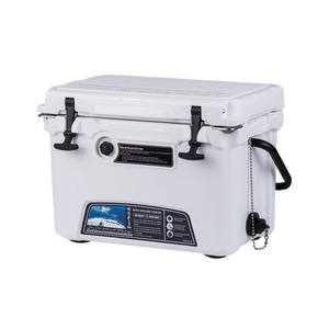 KUER-B 20 Nevera Rotomoldeada de 20 Qt, Aislada, Portátil, para Pesca, Camping, Almacenamiento de Hielo, con Orificio de Drenaje - Product Image 1