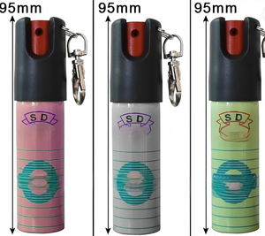Top Ranking <b>Bear</b> Mace Spray Perfume Lipstick <b>Bottles</b> Self Defense Keychain Design 20/40/60ml for Women Security - Product Image 6