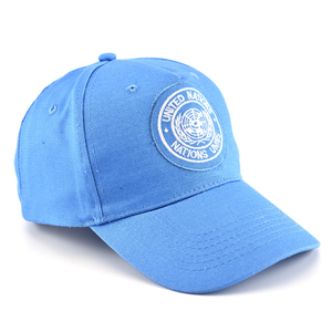 DFH0220 หมวกเบสบอลสีน้ำเงินรอยัลบลู ตราสัญลักษณ์สหประชาชาติ พร้อมสายรัดปรับขนาดได้ - Product Image 2