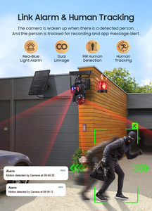 Uoulyn Telecamera IP PTZ di Sicurezza 6Mp 36X Impermeabile da Esterno WIFI 4G con Batteria Solare e Sistema di Videosorveglianza Wireless Intelligente - Product Image 5