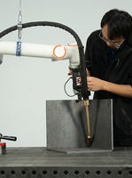 Robot de soudage collaboratif, utilisation facile, sans programmation, système de commande par pendule, prix usine