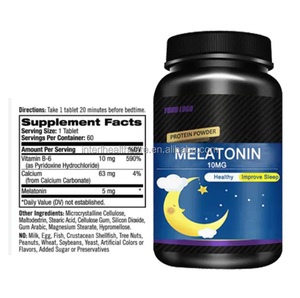 Ausreson Sleep Melatonin Tablet Suplemento 5mg Stress Relief Sleep Meliorating Pills Melatonin Tablets - Product Image 3