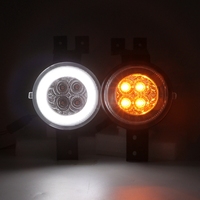 Lentille de fumée Mini R50 R52 R53 Halo DRL Indicateur latéral Clignotant Lampe d'angle pour Mini Cooper S Gen 1 JCW ONE GP 2000-2008