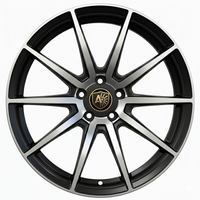 Jantes forgées Beadlock noires brillantes personnalisées 17 18 pouces 5x114.3 5x112 5x120 pour Drag Racing GTR M3 G80 M4 M2 F82 F80