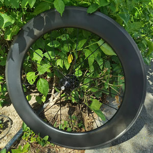 トラックバイク カーボンホイール ピスト ホイールセット 60mm 82mm ハイト クリンチャー ダブルコグハブ シングルスピード 自転車 クリンチャーホイールセット - Product Image 5