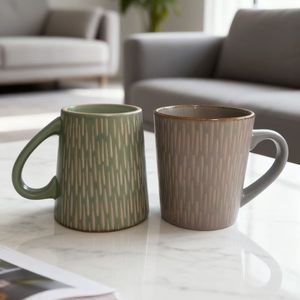 <b>Cheap</b> Wholesale Made in China Purple & Green Stoneware Ceramic Mugs-Durable Eco-friendly Food Safe Dishwasher & Microwave Safe - Product Image 4