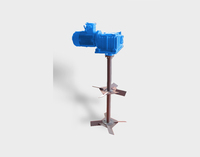Mélangeur de boue à moteur haute efficacité DONGJIANG pour forage pétrolier, agitateur à pales double couche, capacité 500L, 380V