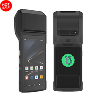 Terminal de point de vente mobile Android 13.0 avec écran tactile de 5,5 pouces, 4G, WiFi, USB, sans fil, imprimante, 3 Go de RAM