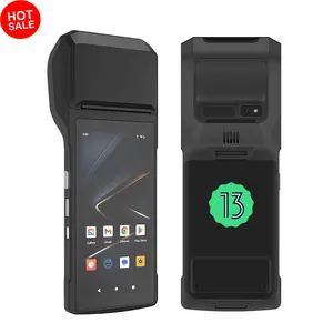 Giá tốt nhất miễn phí MDM di động POS Máy in Android POS 5.5 inch màn hình cảm ứng 4 gam wifi không dây cầm tay POS thiết bị đầu cuối Xổ Số