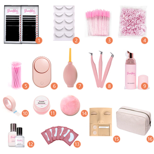 속눈썹 연장 훈련 도구 키트를 사용하는 살롱 속눈썹 연장 전문 키트 세트 - Product Image 5