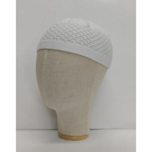 Sombrero Kufi de punto multicolor suave y elegante con bordado transpirable apto para viajes al aire libre - Product Image 6