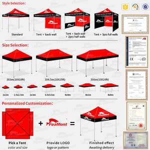 FEAMONT 3MX3M EXTERIOR IMPERMEABLE carpa gazebo Fold 3x3 carpa gazebo Fold 3x3 CARPA <span class=keywords><strong>PARA</strong></span> BBQ FIESTA <span class=keywords><strong>CUMPLEAÑOS</strong></span> BODA EVENTO - Product Image 2