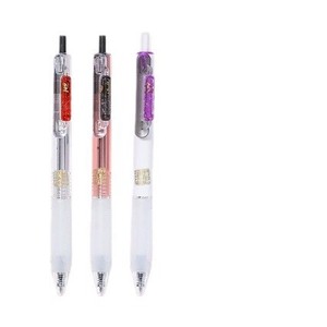 Mg <b>Light</b> Decompression Bafu Spinning Pen 0.5mm St Tip <b>Push</b> Button Exam Pen For Students - Product Image 5