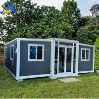 Maison modulaire préfabriquée extensible et pliable de 20 pieds, design moderne de luxe, fabriquée en Chine, à vendre