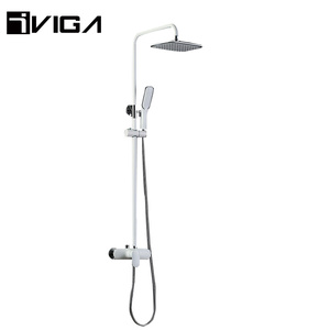 Kaiping VIGA Usine Élégant Ensemble <span class=keywords><strong>de</strong></span> Douche <span class=keywords><strong>de</strong></span> Bain En Laiton <span class=keywords><strong>Colonne</strong></span> <span class=keywords><strong>De</strong></span> Douche Rond Bain Douche Mélangeur - Product Image 1