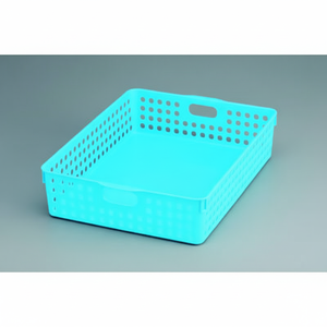 Cesto portaoggetti blu Inomata A4 - Product Image 1