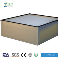 Fabricantes de China campana de flujo Laminar 99.999% Absolute Deep o Mini Filtro de caja plisada filtros HEPA y ULPA para sala de limpieza