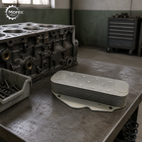 Refroidisseur d'huile en acier pour moteur diesel Sinotruk HOWO WD615 61500010334, pièces détachées de moteur de camion, vente en gros