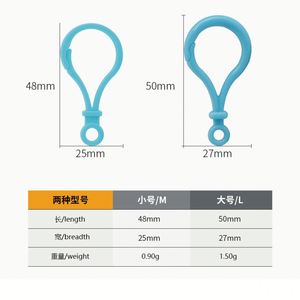 High-quality Colored PP Bulb-style Acrylic Lobster Clasps <b>Doll</b> Keychains Bag Hooks/keychains From China - Product Image 1