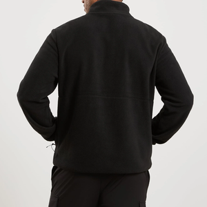 Felpa personalizzata unisex con collo alto, mezza zip, <span class=keywords><strong>stampa</strong></span> e fodera in pile, <span class=keywords><strong>senza</strong></span> cappuccio, ideale per la primavera. - Product Image 2