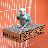 종이 새 장난감 앵무새 플랫폼 장난감, 부리 청소 스트레스 완화 Budgie Cockatiel Lovebird 중형 애완 동물 조류