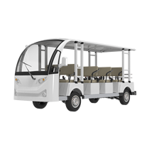 72V 7.5Kw Ac Motor 11 Sièges Mini Navette Passager Voiture de tourisme Voyage électrique Bus de tourisme