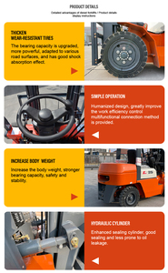 Volledig hydraulische dieselheftruck <span class=keywords><strong>4t</strong></span> diesel hydraulische besturing soepele bediening heftruck - Product Image 5