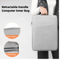Housse d'ordinateur portable Shengbeier St. Bell Fashion Sleek en polyester, antichoc, étanche, rétractable, portable, pour tablette, physiologique