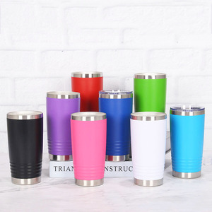20oz Gym Insulated Steel Double Wall Travel Thermos <b>Coffee</b> Mug Tumbler Car Latte <b>Coffee</b> Cups with Lids Logo - Product Image 6