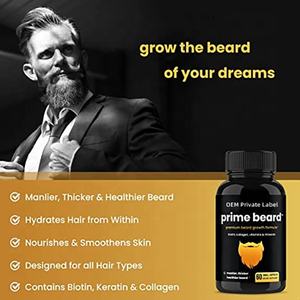 Gummies pour la croissance de la barbe pour hommes, biotine, gummies pour la <span class=keywords><strong>repousse</strong></span> des <span class=keywords><strong>cheveux</strong></span> et des ongles, vitamines véganes en forme de gummies pour adultes, <span class=keywords><strong>complément</strong></span> <span class=keywords><strong>alimentaire</strong></span> pour la croissance de la barbe et la santé de la peau - Product Image 4