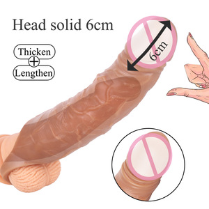Không Dây Điều Khiển Từ Xa Dương Vật Phóng Lớn Rung Vòng Gà Dildo Mở Rộng Thực Tế Dương Vật Tay Áo Cho Nam Giới Mặc Đồ Chơi Tình Dục - Product Image 2