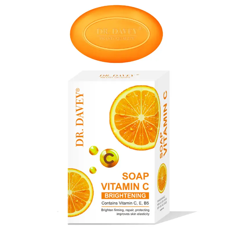 DR.DAVEY Vitamin C Face seife Brightening Skin mit vitamin C,E,B5, körper seife 100 gramm