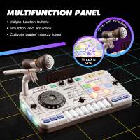Nouvelle table de mixage DJ pour enfants 2026 avec microphone, fonction Bluetooth, instrument de musique en plastique de haute qualité