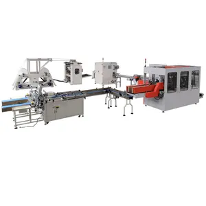 High quality facial tissue paper making cutting packing machine production lines