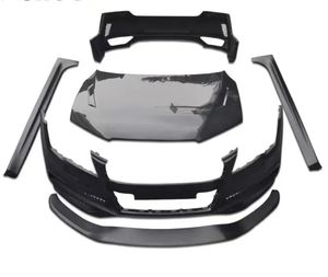 Kit de carrosserie en fibre de carbone Runde High Fit modifié Style CT pour 2011-2016 <span class=keywords><strong>Audi</strong></span> <span class=keywords><strong>A7</strong></span> pare-chocs avant pare-chocs arrière lèvre avant jupes latérales capot - Product Image 6